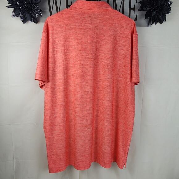 Member's Mark Peach Colored Performance Golf Polo Collared Shirt Men's Size L - Picture 3 of 6